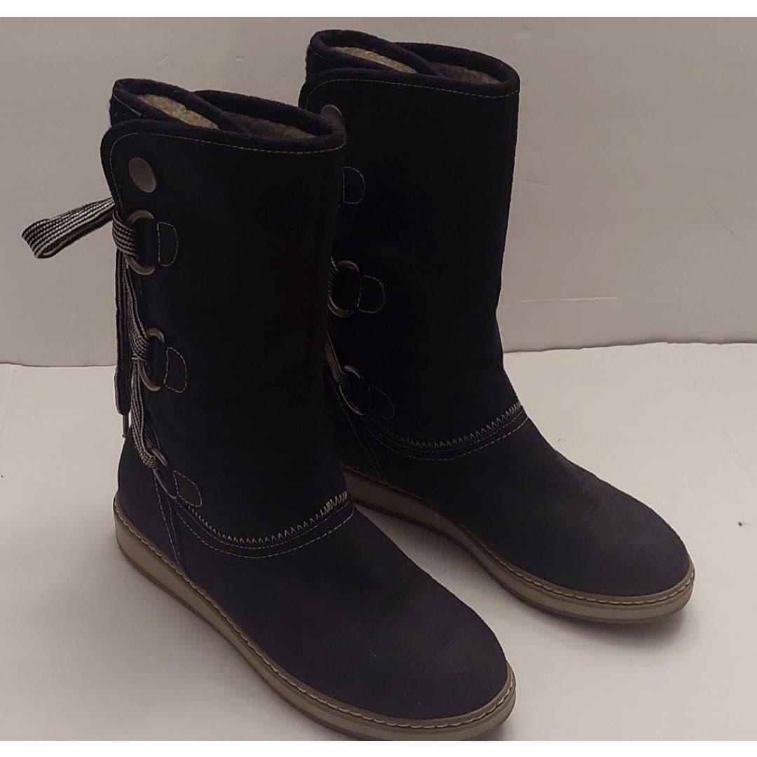 White Mountain Tivia Black Snow Boots - Size 9 - Thumbnail 2