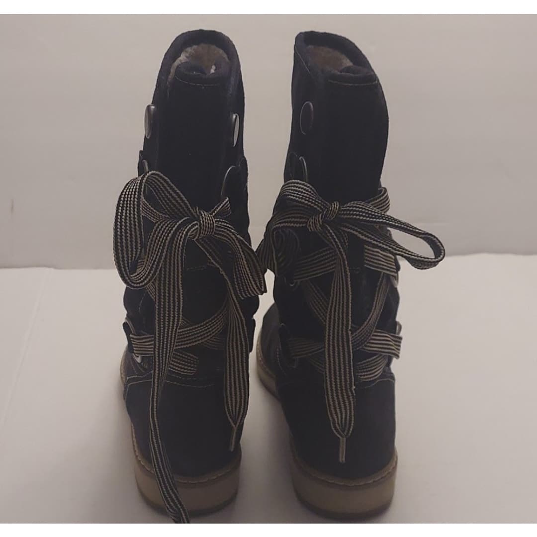 White Mountain Tivia Black Snow Boots - Size 9 - Thumbnail 4