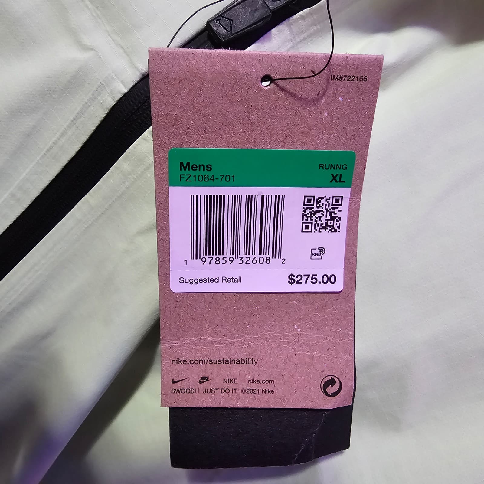 Nike Storm Fit AOV Packable Windbreaker Jacket Size XL - Thumbnail 5