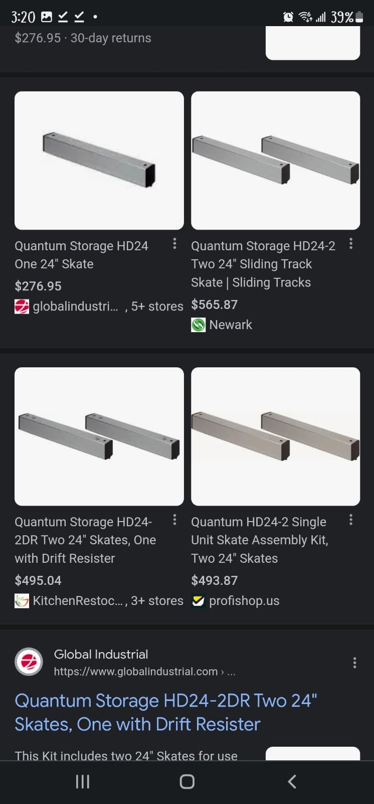 Trakstar Shelving Rollers for Mobile Wire Shelving - Thumbnail 4