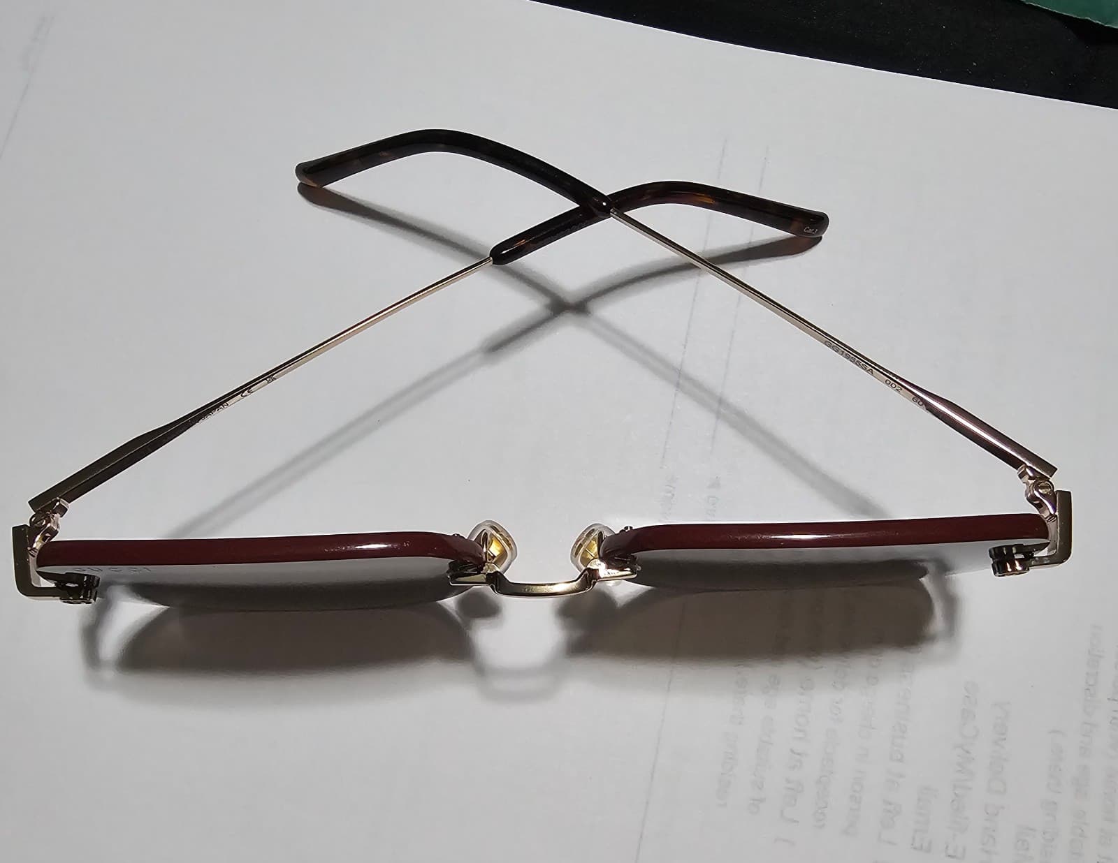 AUTHENTIC GUCCI SQUARE AVIATOR SUNGLASSES MODEL GG1955SA - Thumbnail 12