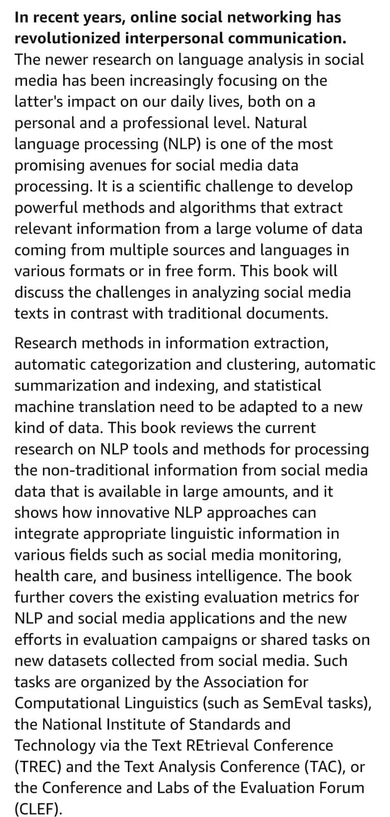 Natural Language Processing for Social Media Third Edition - Thumbnail 6