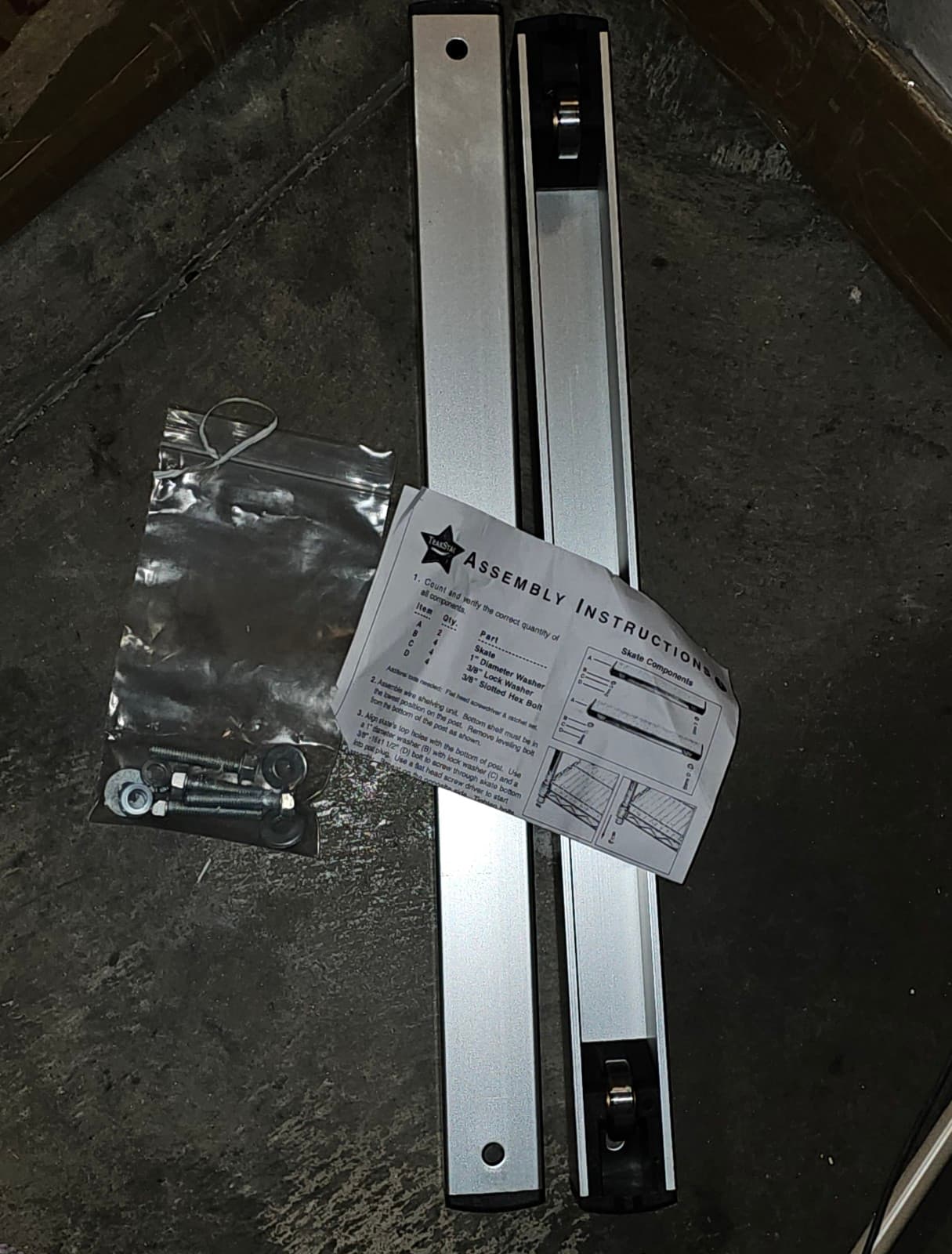 Trakstar Shelving Rollers for Mobile Wire Shelving - Thumbnail 6