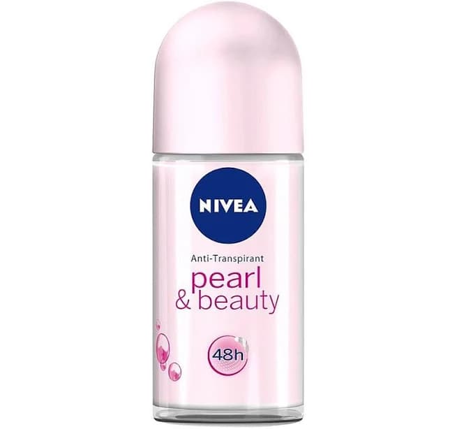Nivea Pearl & Beauty Roll-on Deodorant  Underarm Care with Pearl Extract  Radiant Look and Gentle Feminine Fragrance  50ml