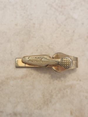 Vintage Mens Tie Clip Bar Lot Mixed Gold Silver Tone Retro Suit Accessories - Thumbnail 7
