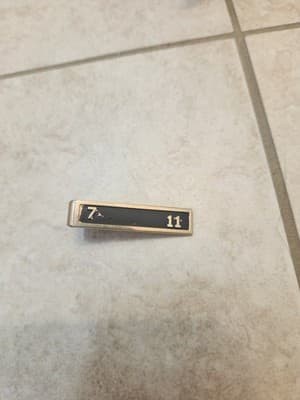 Vintage Mens Tie Clip Bar Lot Mixed Gold Silver Tone Retro Suit Accessories - Thumbnail 4