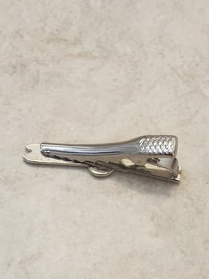 Vintage Mens Tie Clip Bar Lot Mixed Gold Silver Tone Retro Suit Accessories - Thumbnail 15