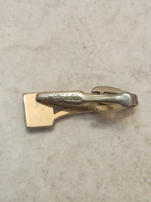 Vintage Mens Tie Clip Bar Lot Mixed Gold Silver Tone Retro Suit Accessories - Thumbnail 11