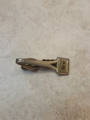 Vintage Mens Tie Clip Bar Lot Mixed Gold Silver Tone Retro Suit Accessories - Thumbnail 10