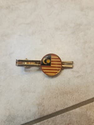 Vintage Mens Tie Clip Bar Lot Mixed Gold Silver Tone Retro Suit Accessories - Thumbnail 20
