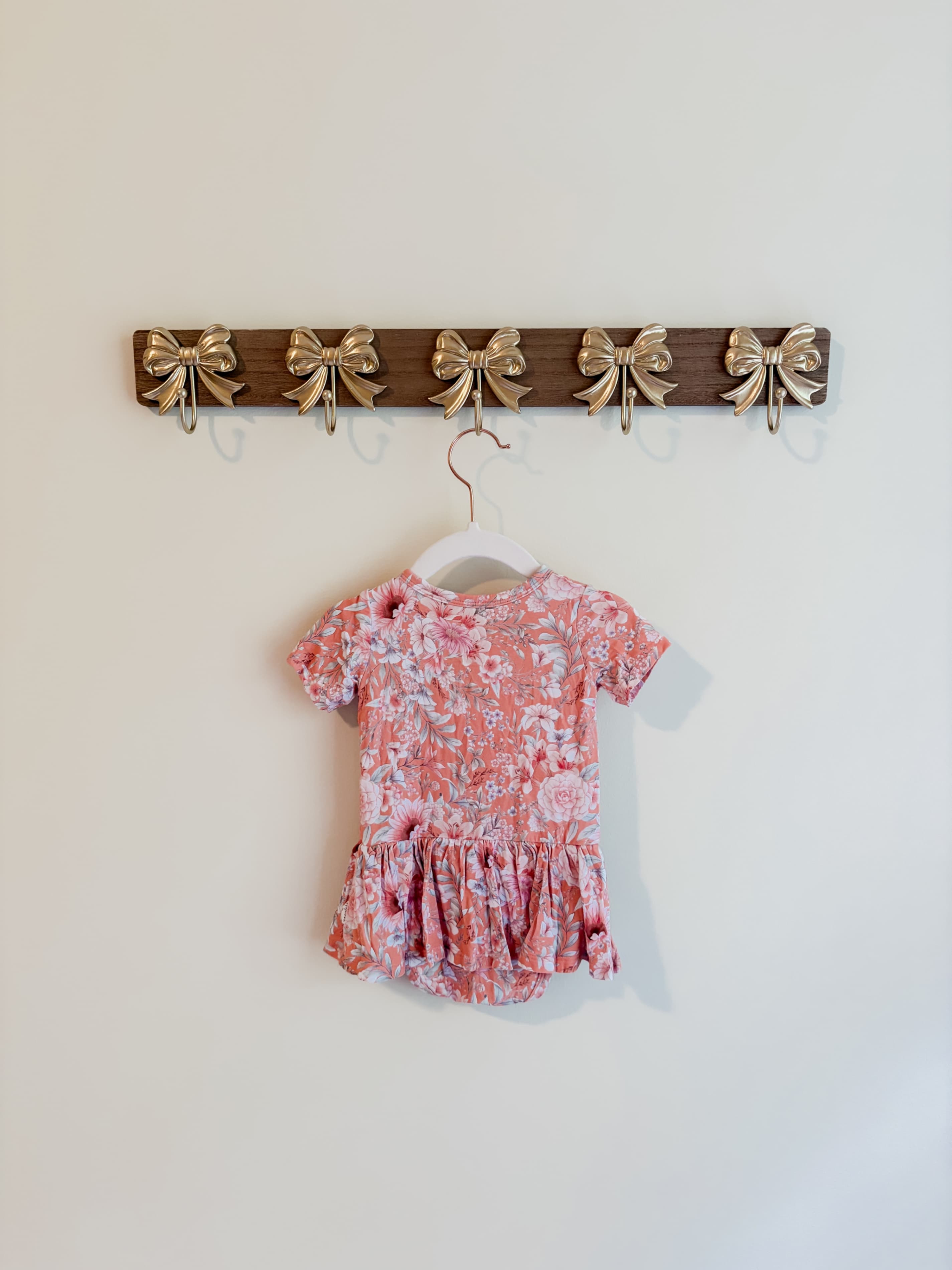 Gigi and Max size 12 months Floral Baby Dress with Ruffle Hem - Thumbnail 2