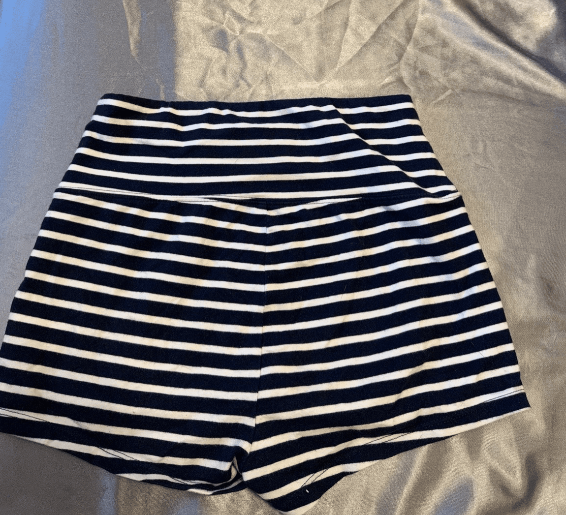 Wild Fable Striped Shorts Size S Navy White - Thumbnail 2