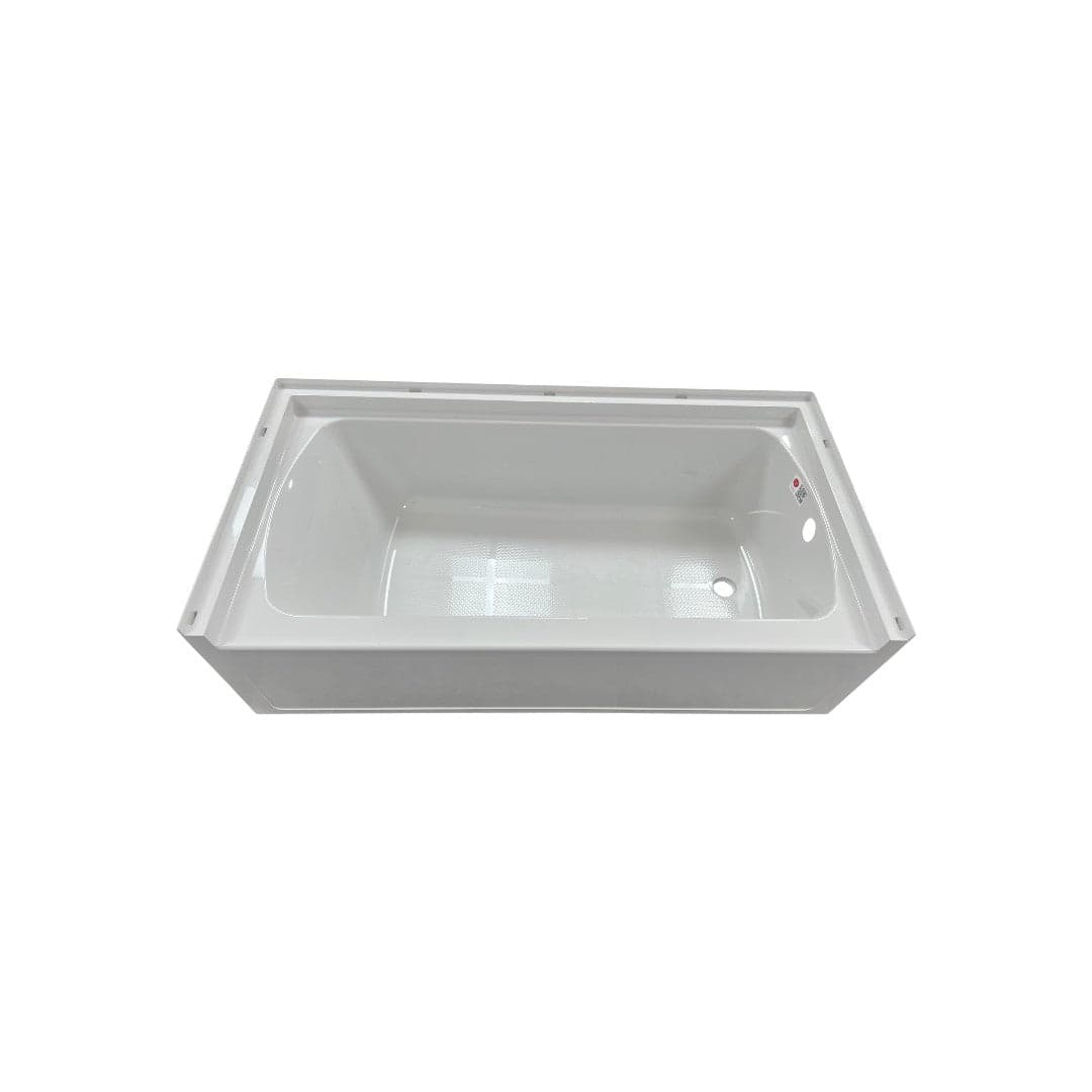 Woodbridge Composite Rectangular 3-Wall Alcove Tub (Tub Surrounded Compatible), Drain Hole TB-6032-R - Thumbnail 7