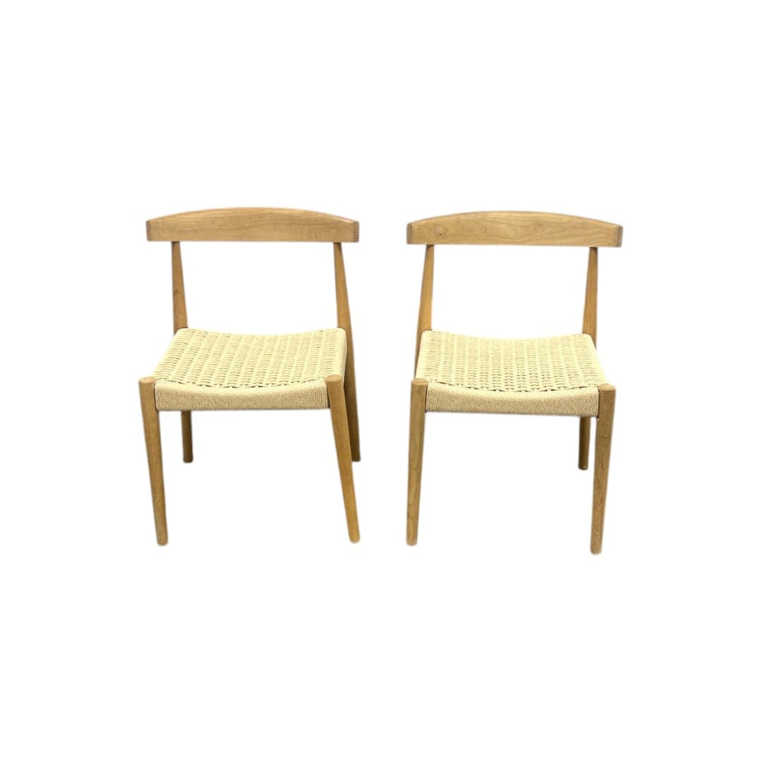Castlery Austen Chair Set of 2 -White Wash - Thumbnail 2