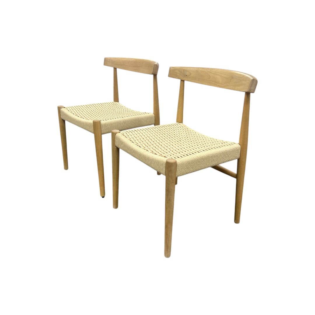 Castlery Austen Chair Set of 2 -White Wash - Thumbnail 4