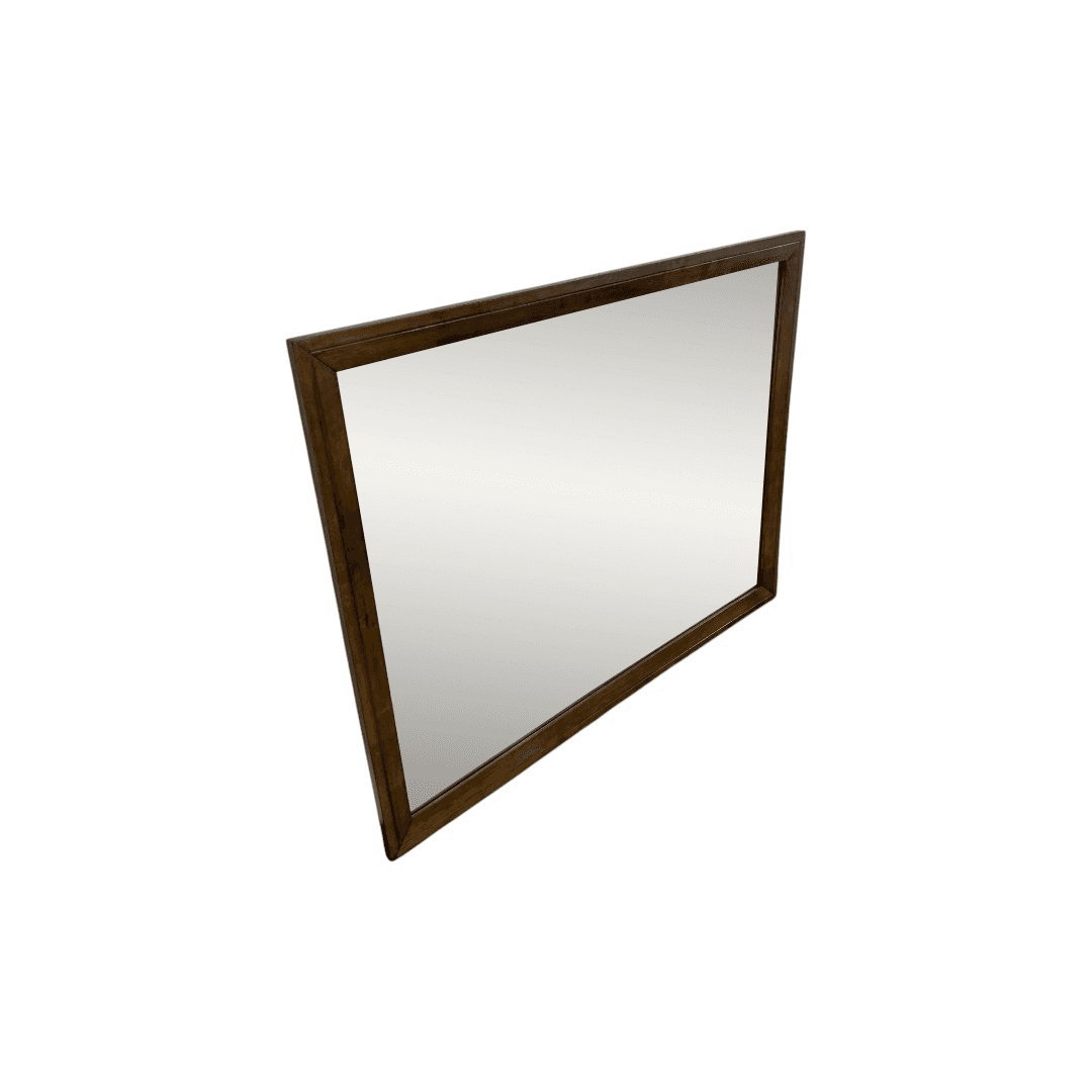 New Classic Furniture Ballard Walnut Rectangular Dresser Mirror - Thumbnail 3