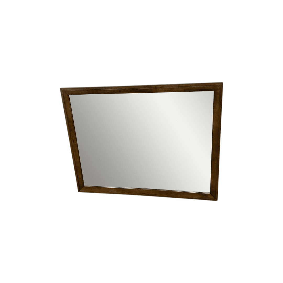 New Classic Furniture Ballard Walnut Rectangular Dresser Mirror - Thumbnail 7