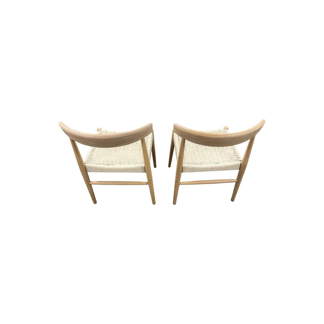 Castlery Austen Chair Set of 2 -White Wash - Thumbnail 8