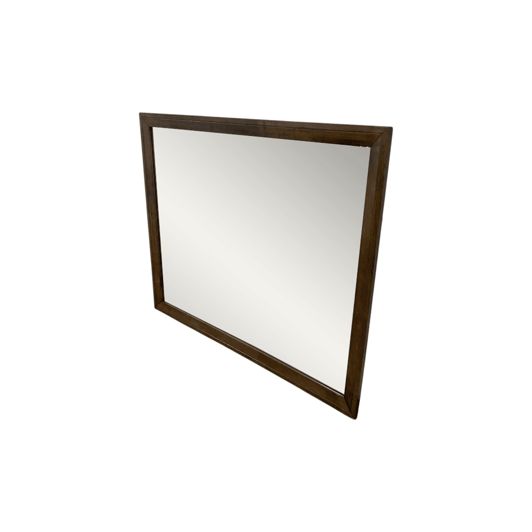New Classic Furniture Ballard Walnut Rectangular Dresser Mirror - Thumbnail 4
