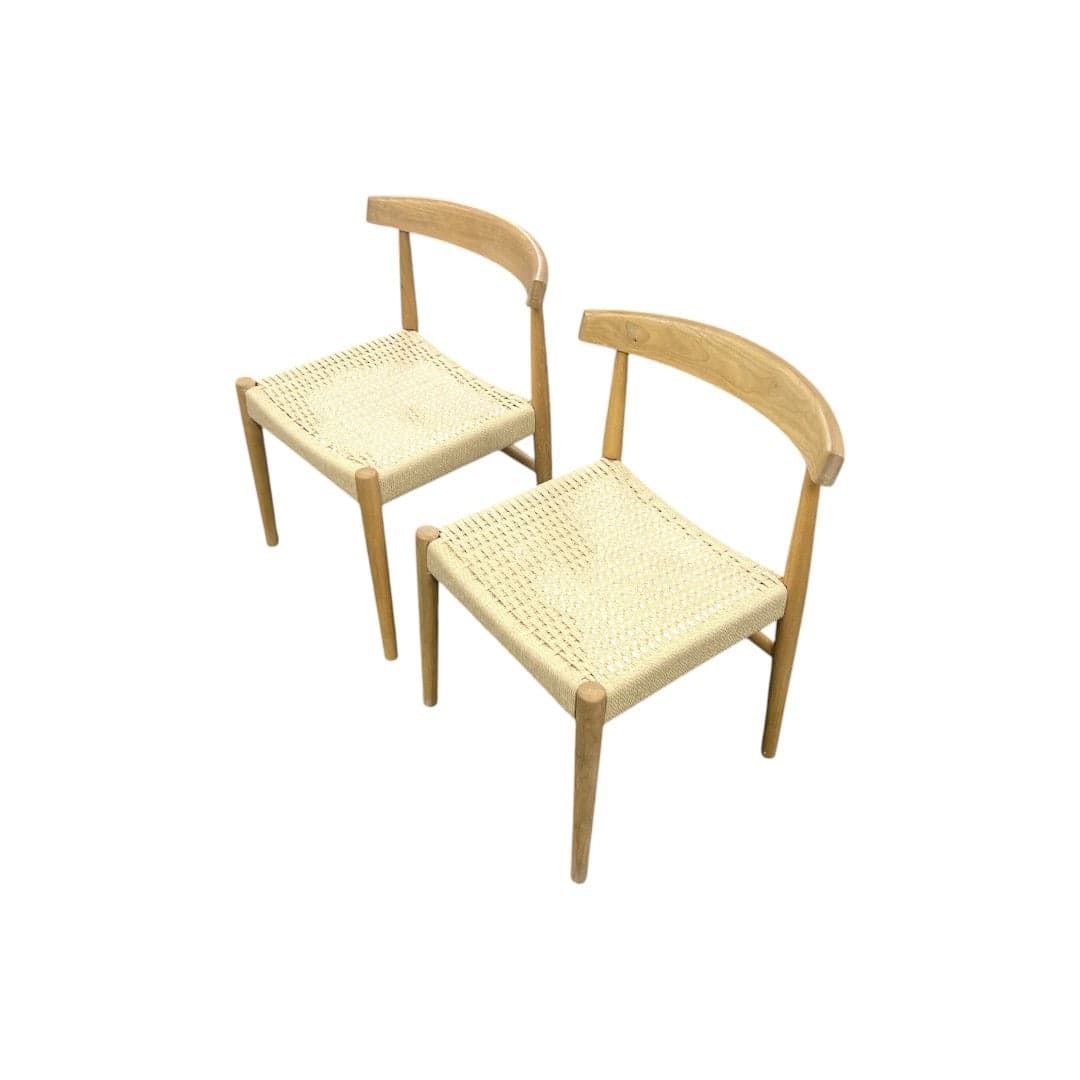 Castlery Austen Chair Set of 2 -White Wash - Thumbnail 3