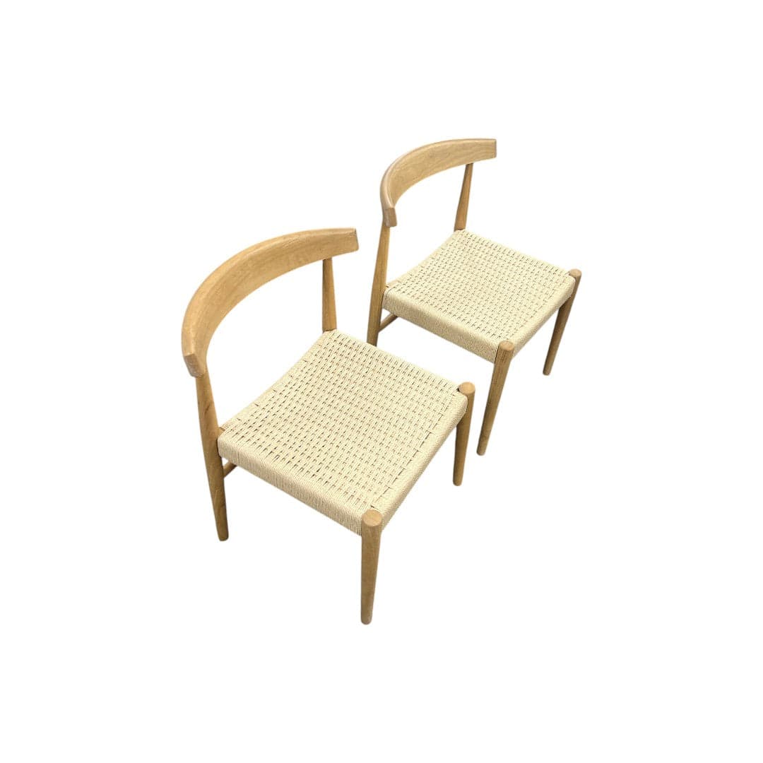 Castlery Austen Chair Set of 2 -White Wash - Thumbnail 11