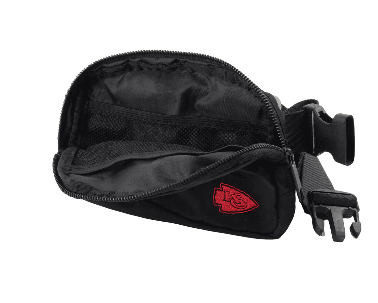 Kansas City Chiefs Black Belt Bag - Thumbnail 3