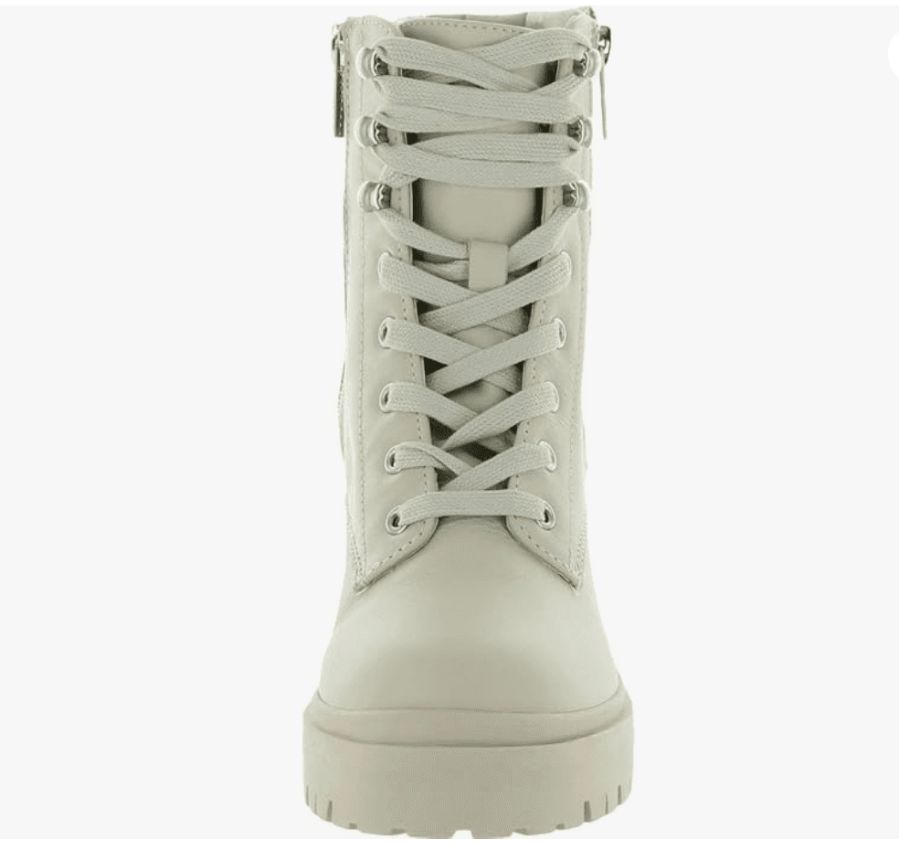 Steve Madden Jaydin Studded Combat Boot - Bone Leather | Size 6.5 - Thumbnail 2