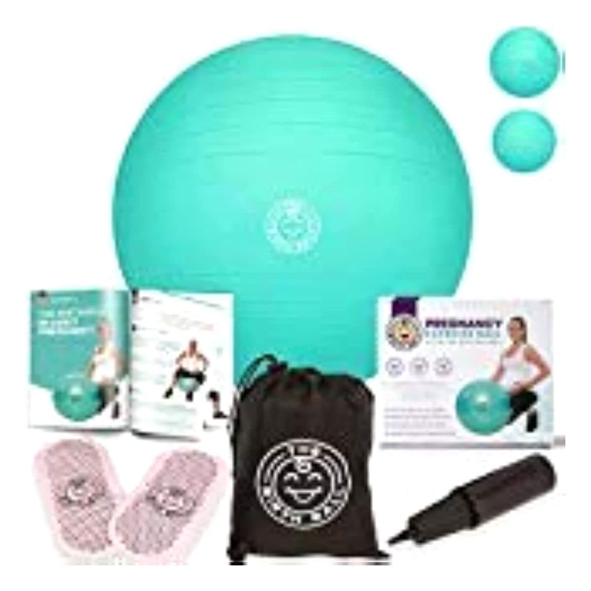 The Birth Ball Pregnancy Exercise Ball with Socks - Thumbnail 2