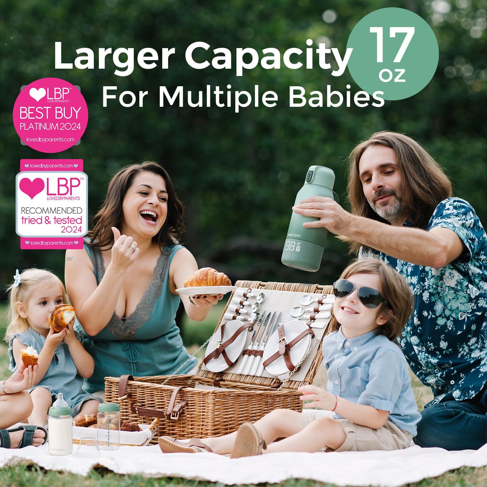 Momcozy Portable Milk Warmer for Travel – Dual Heating Modes for Breast Milk & Water, Portable Bottle Warmer with Fast Heating & Long Battery Life, 17 Ounces Large Capacity to Meet Your All-Day Needs - Thumbnail 10