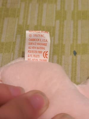 Ty Beanie Babies Pastel Bunny Lot of 4 - Hippity Hoppity Floppity Hippie '96/'98 - Thumbnail 2