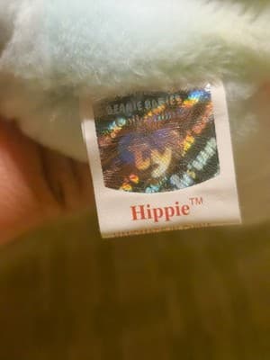 Ty Beanie Babies Pastel Bunny Lot of 4 - Hippity Hoppity Floppity Hippie '96/'98 - Thumbnail 15