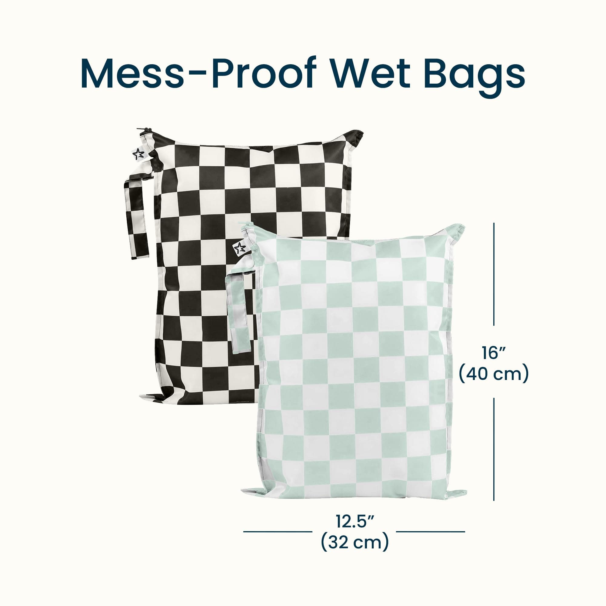 Checkerboard Wet Bags Set 16x12.5 Inches 2 pack - Thumbnail 3