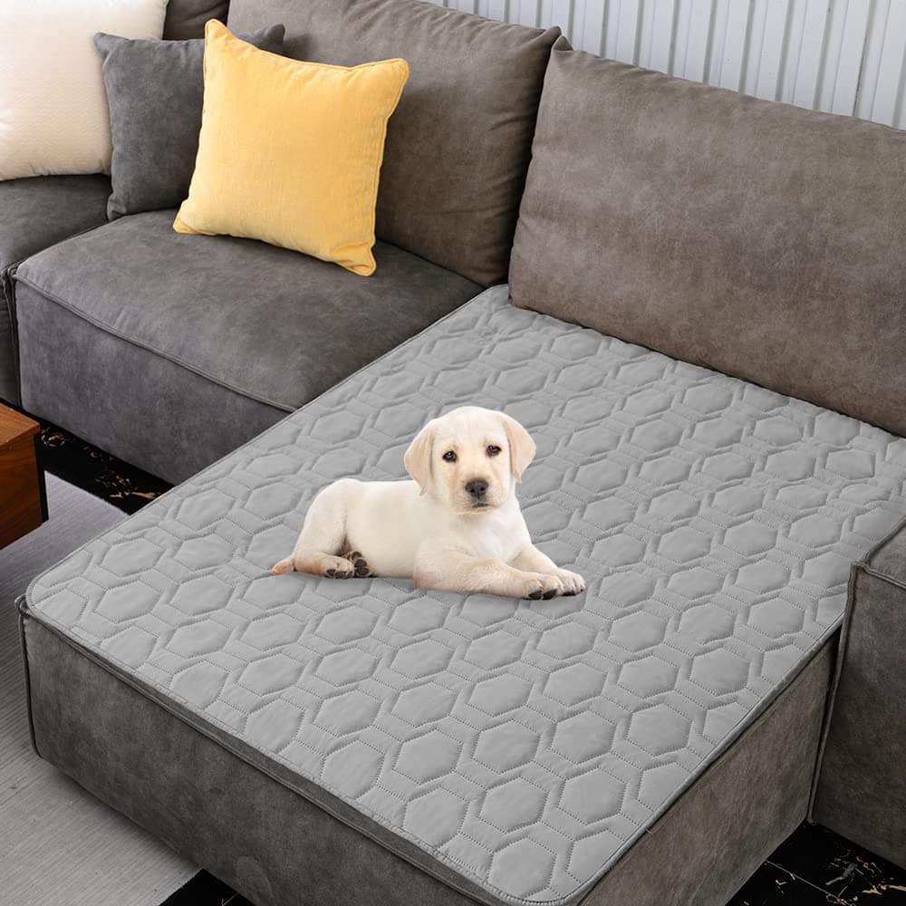 Waterproof Sofa Cover for Pets or Babies  Grey - Thumbnail 5