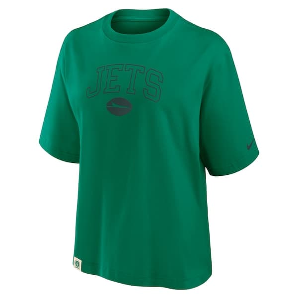 New York Jets Nike Women's Green Glory Arch Boxy T-Shirt | Size Small - Thumbnail 3