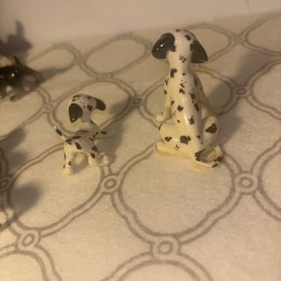 Rare Vintage Hagan Renaker Dalmatian Adult and Puppy In excellent Condition - Thumbnail 5