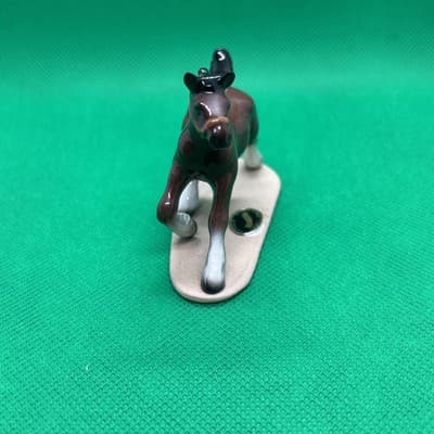 Vintage Retired Hagen Renaker Young Clydesdale Porcelain Figurine - Thumbnail 4