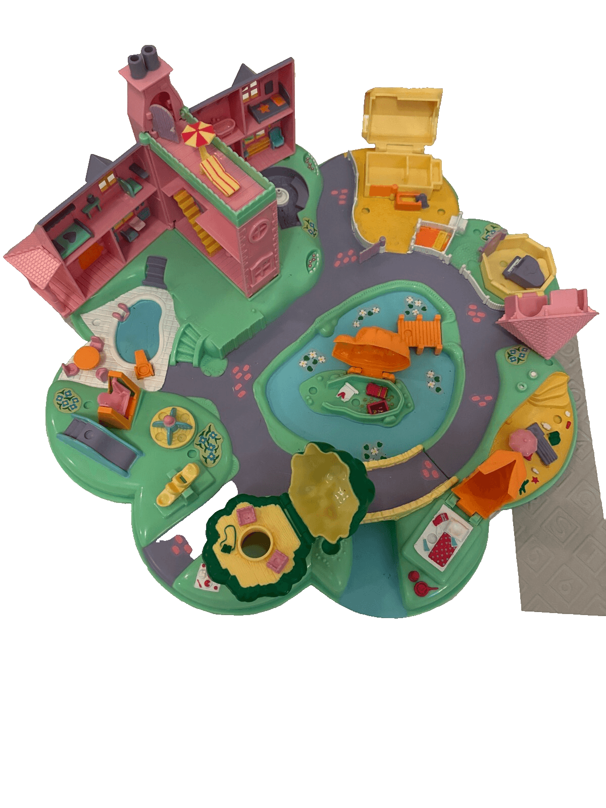 Vintage Polly Pocket Dream World #3 with 4 Dolls and 5 Accessories - Thumbnail 2