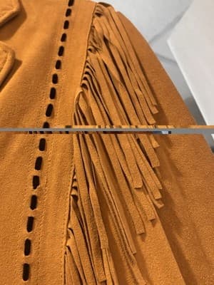 Telluride Western Style Leather Jacket With Fringe - Thumbnail 6