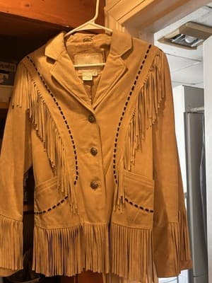 Telluride Western Style Leather Jacket With Fringe - Thumbnail 2