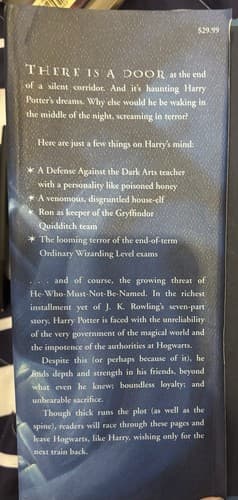 Harry Potter And the Order of the Phoenix TRUE First Edition 1st Print W/ERRORS - Thumbnail 4