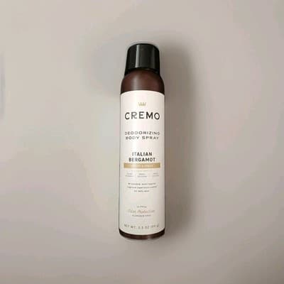 Cremo Italian Bergamot Body Spray 3.5oz 72 Hour Odor Protection NWOB New!