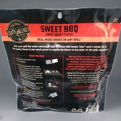 Bear Mountain Sweet BBQ Smoke 'Ems Sweet Smoky Flavor on any Grill - NEW!!! - Thumbnail 4