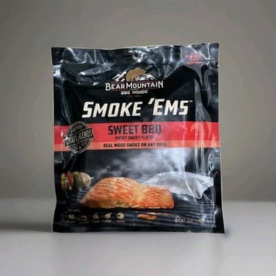 Bear Mountain Sweet BBQ Smoke 'Ems Sweet Smoky Flavor on any Grill - NEW!!!