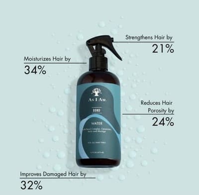 As I Am Bond Water 16oz Hair Repair Treatment Strengthening Moisture NewNo Box - Thumbnail 5