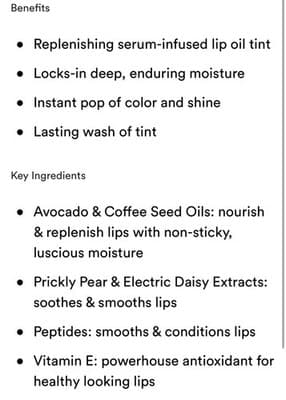 Florence By Mills Stay Plush Serum Infused Lip Oil Tint 0.27oz New In Box NIB!!! - Thumbnail 7