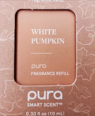 Pura White Pumpkin Smart Scent Fragrance Refill 0.33oz NEW Fall Scent NIB, Cozy! - Thumbnail 6