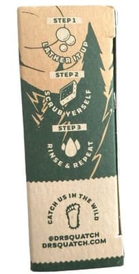 Dr. Squatch Snowy Pine Tar Limited Edition Men's Natural Bar Soap 5 oz- Med Grit - Thumbnail 4