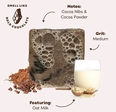 Dr. Squatch Hot Choccy (Chocolate) Limited Edition Bar Soap Medium Grit 5oz NIB! - Thumbnail 5