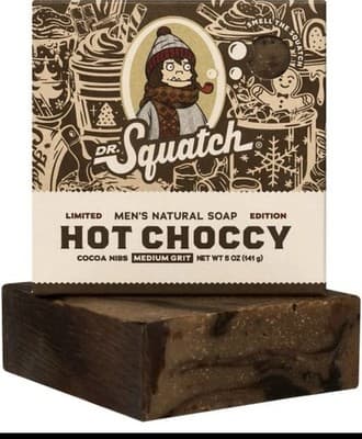 Dr. Squatch Hot Choccy (Chocolate) Limited Edition Bar Soap Medium Grit 5oz NIB! - Thumbnail 7