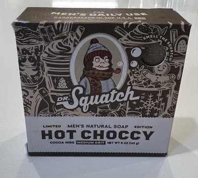 Dr. Squatch Hot Choccy (Chocolate) Limited Edition Bar Soap Medium Grit 5oz NIB! - Thumbnail 8